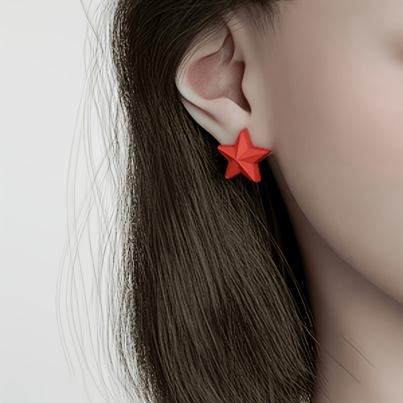 Women's Stylish Bunny Punk-Style Stud Earrings, Versatile Design